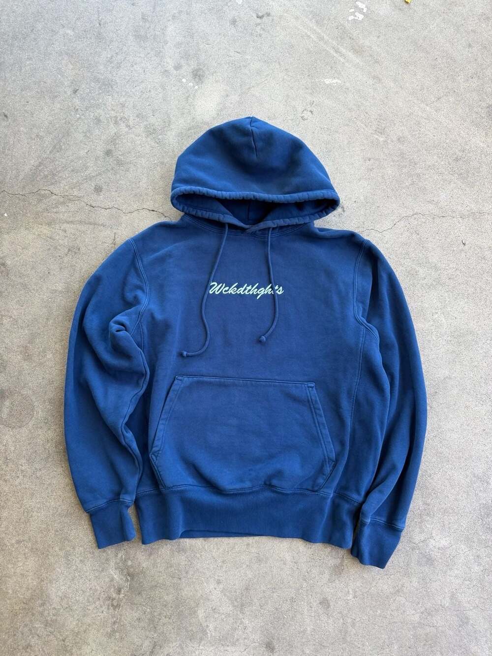 WTLA Wckdthghts Bodybag Boys Blue Heavyweight Hoodie